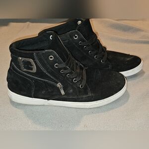 Black High-Top Men's Sneakers